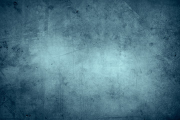 Naklejka na ściany i meble Blue textured concrete background