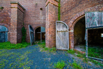 Fototapeta premium Gun Placements at Fort Washington