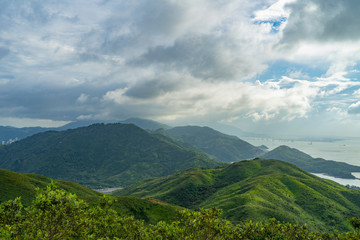 Obraz premium View to Mong Tung Hang Mountain