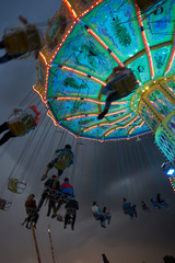 Karussell Kettenkarussell Amusement