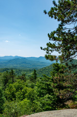 views from the summit of Boquet mountain 