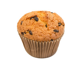 Photo of sweet cake with a raisins