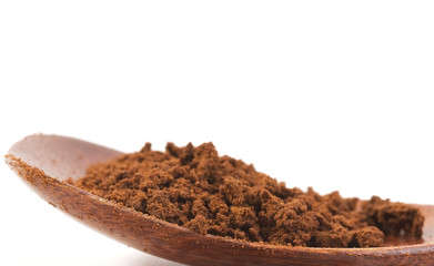 Closeup photo of instant coffee