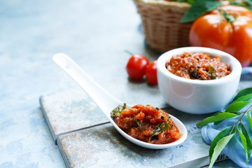 Homemade Indian Tomato Chutney / Pickle