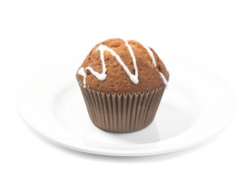 Photo of sweet iced cake