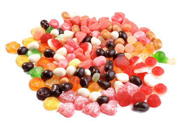 Photo of big collection colored candies