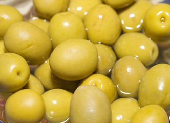 photo of green olive background