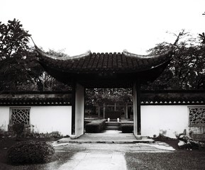 Chinese park retro style