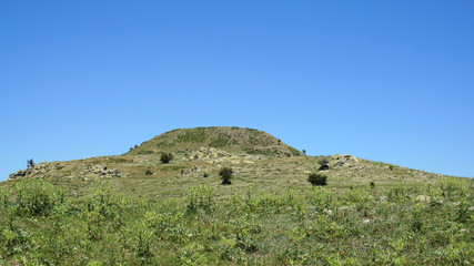 Obraz premium Located in the hills of ancient history Kerkenes turkey yozgat, remote Kerkenes hill,