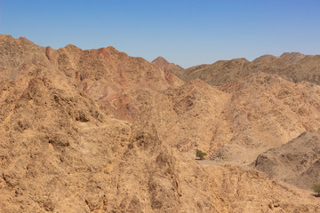 desert rocky highland mountain background dry wild scenic landscape view 
