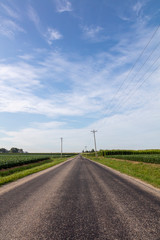 Midwest country road