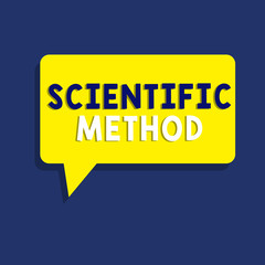 Text sign showing Scientific Method. Conceptual photo Principles Procedures for the logical hunt of knowledge.