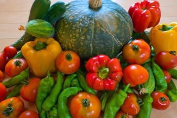 夏のとれたて野菜