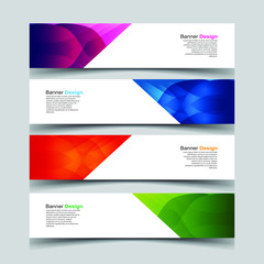 Vector Abstract design banner web template