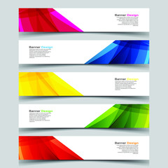 Fototapeta premium Vector Abstract design banner web template