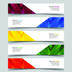 Fototapeta premium Vector Abstract design banner web template