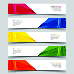 Vector Abstract design banner web template