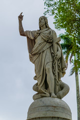 Obraz premium Christ statue at the Bonfim Square