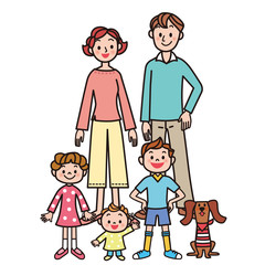 家族　親子　幸せ家族