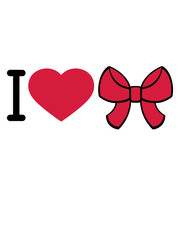 I love schleifen schmuck kleidung cosplay herz liebe verkleiden h&uuml;bsch sch&ouml;n haarband m&auml;dchen girl weiblich frau schick logo design