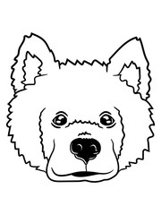 hund gesicht kopf freundlicher süßer niedlicher klein haustier husky weiß fell herrchen frauchen familie lieber freund clipart comic cartoon design cool