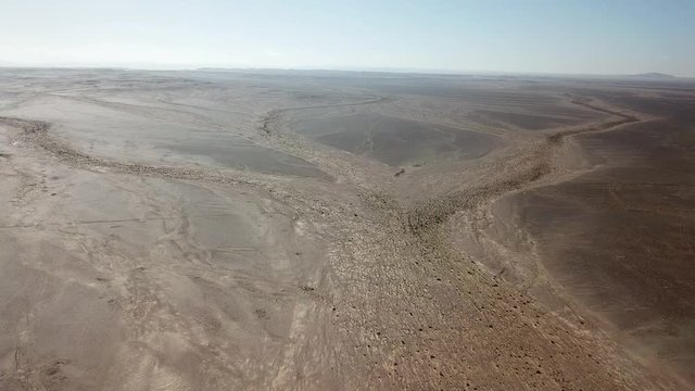 Flying over Paran plain negev desert Paran plains, Drone shot, negev desert, Israel