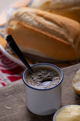 coffee and bread