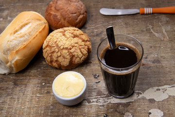 coffee and bread