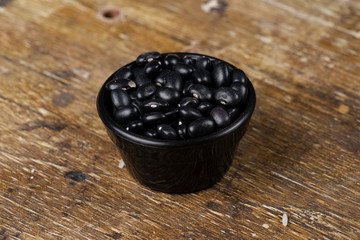 jars with beans grains