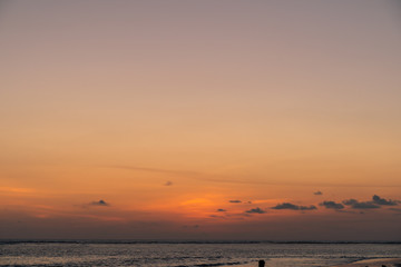 Good evening background sky,Bright in Phuket Thailand