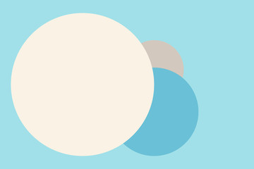 abstract background with blue circles