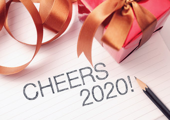 Cheers 2020 with gift.