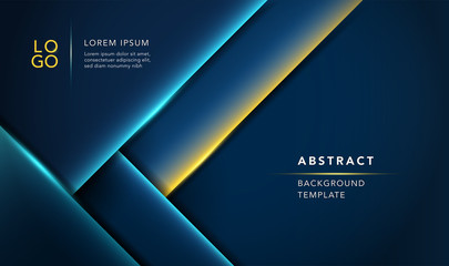 dark blue overlap vector background