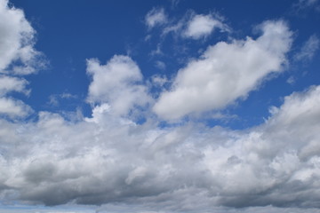 雲と青空 背景素材