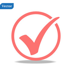 Check mark icon symbols vector. symbol for website Computer and mobile vector.