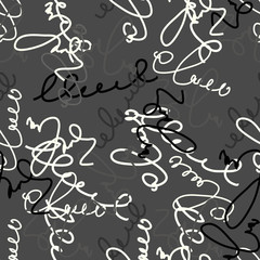 colored abstract seamless pattern in graffiti style. Quality illustration for your design