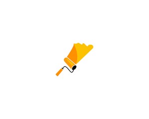 Paint brush icon Template vector