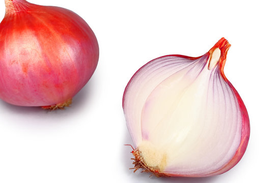 ONION WITH WHITE BACKGROUND - VEGITABLE