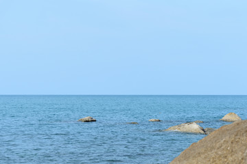 Beautiful sea view from island Koh Samui, Thailand
