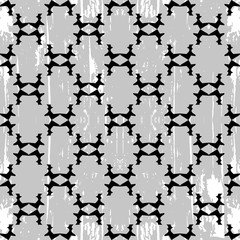 black white abstract seamless pattern for design