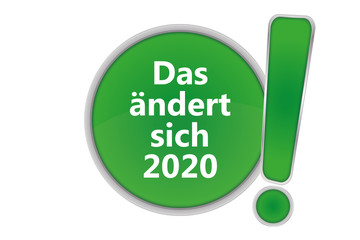 Button grün - Das ändert sich 2020