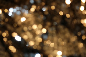 beautiful shiny background with bokeh and sequins