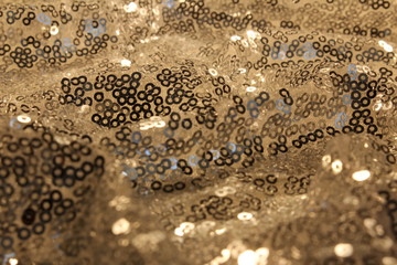 beautiful shiny background with bokeh and sequins