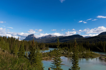 Summer day in Banff National Park Canada