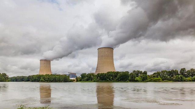 nuclear power plant timelapse