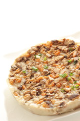 Chinese new year food, radish cake