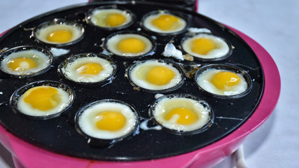 eggs in a pan