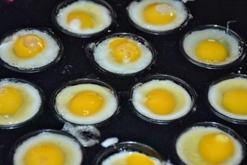 eggs in a pan