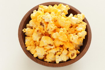 Cheese pop corn for snack food image