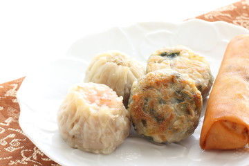 Chinese food, assort dumpling for yum cha cuisine